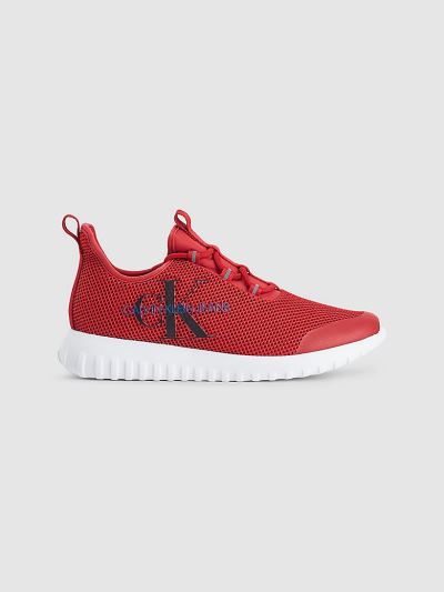 Calvin Klein Cipők HU477765 | Calvin Klein Mesh Női Sportcipő Piros